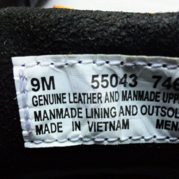 Timberland Leather Driver Lace-up Shoes Sneakers Men's 9M Black - Picture 16 of 16